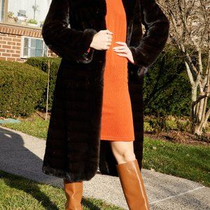 Blackglama mink fur coat